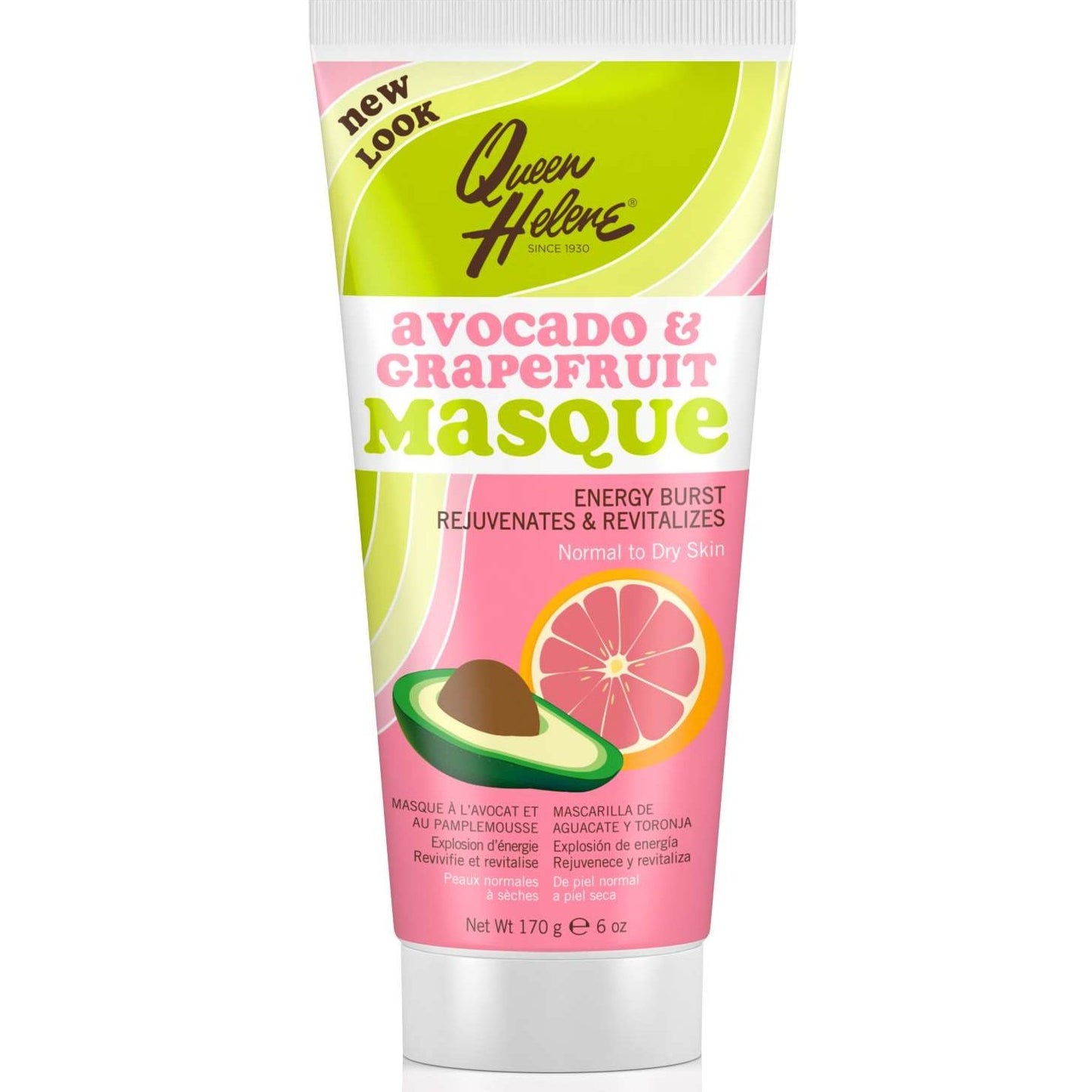 Mascarilla de pomelo y aguacate Queen Helene, 6 onzas