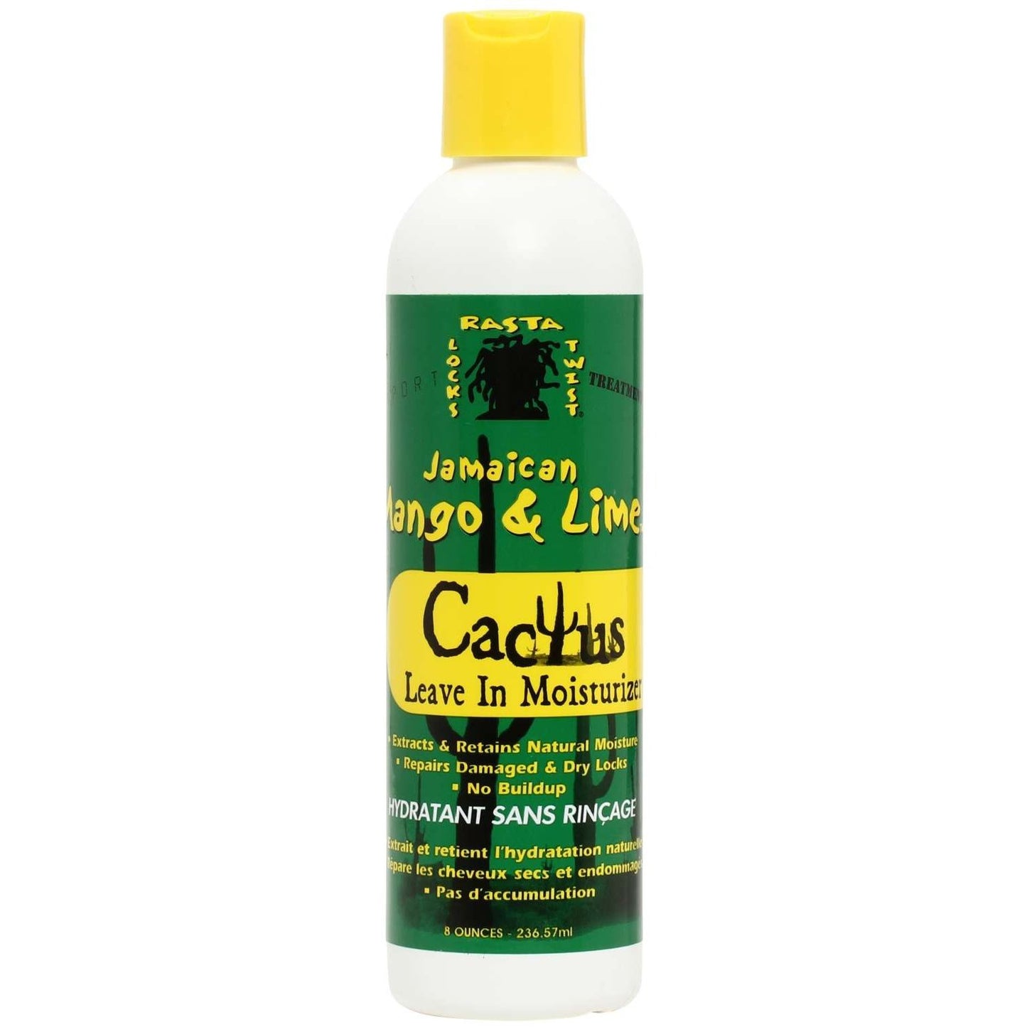 Hoja de cactus de lima y mango jamaicano en 8 oz