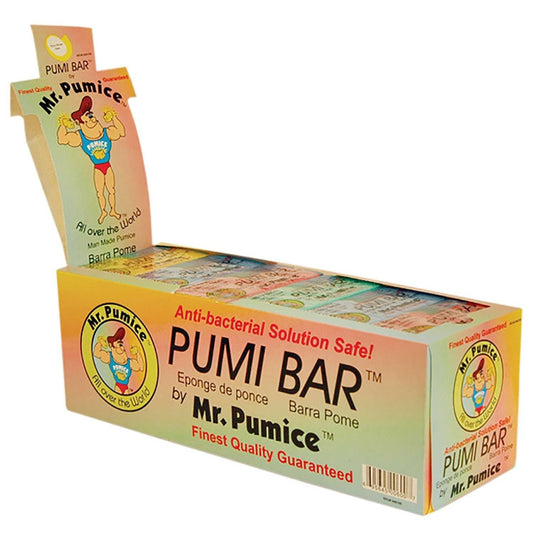 Mr. Pumice Pumi Bar Display Assorted Colors 24 Piece