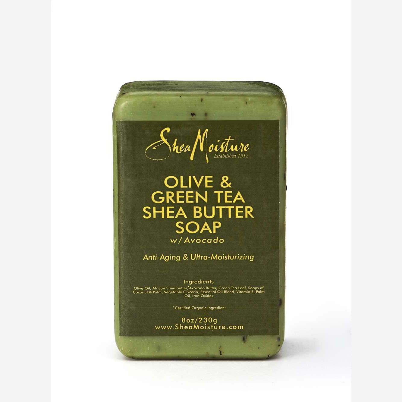 Shea Moisture Olive Green Tea Soap 8 Oz