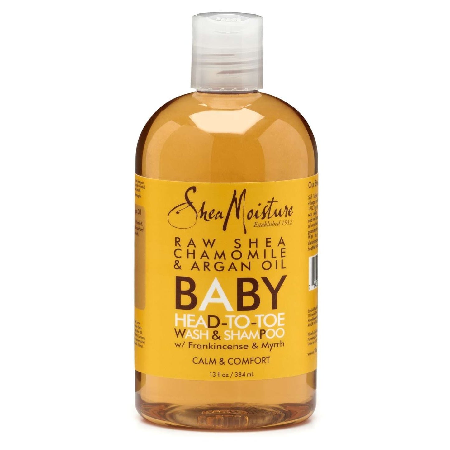 Shea Moisture Raw Shea Chamomile Argan Oil Baby Head-To-Toe Wash Shampoo 12 Oz