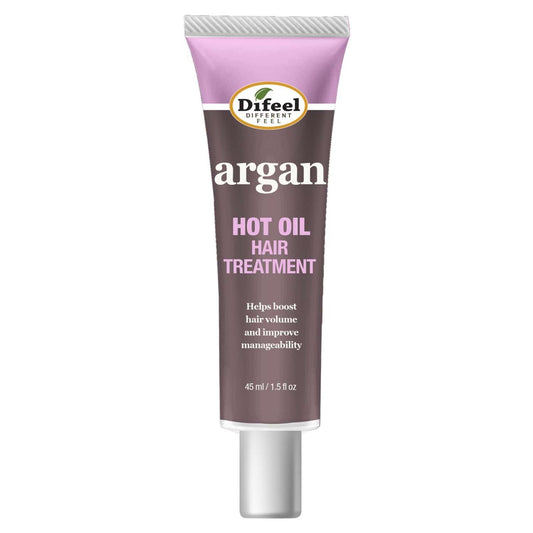 Difeel Hot Oil Hair Treatment Argan 1.5 Oz