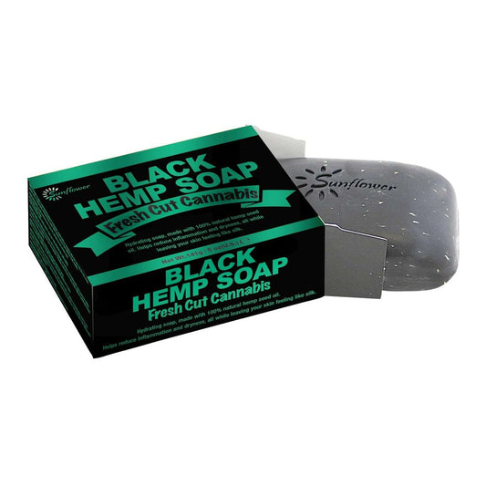 Black Hemp Soap Fresh Cut Cannabis 5.5 Oz