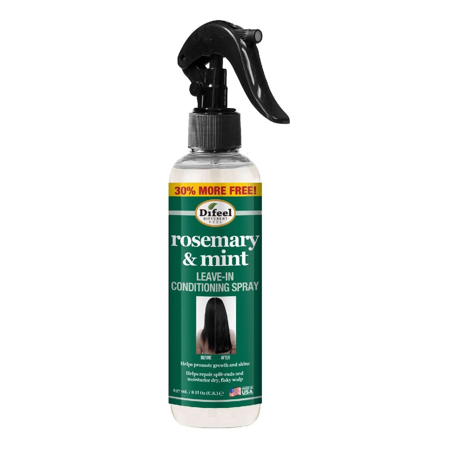 Sunflower Difeel Rosemary Mint Strengthening Leave-In Spray 8 Oz