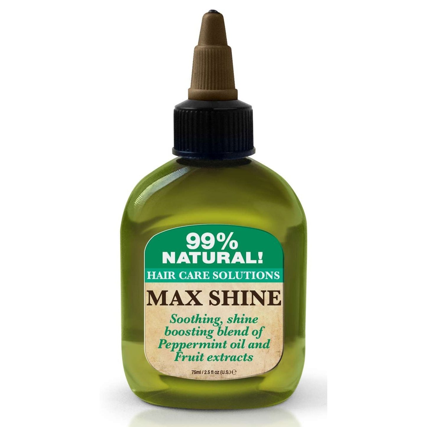 Difeel Premium 99 Aceite para el cabello totalmente natural Max Shine 2.5 Oz