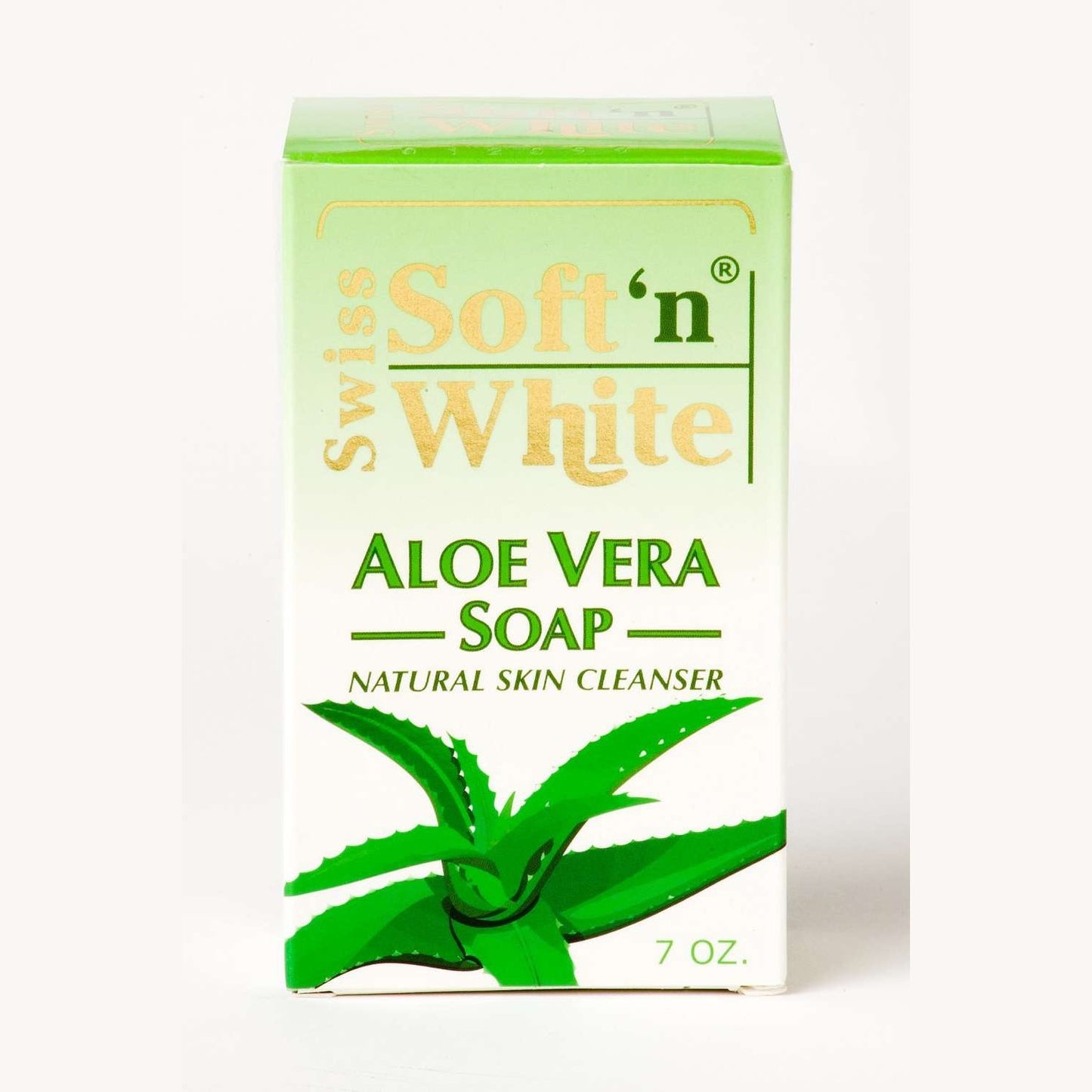 Jabón Soft N White Aloe 7 Oz