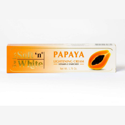 Soft N White Papaya Body Cream 1.76 Oz