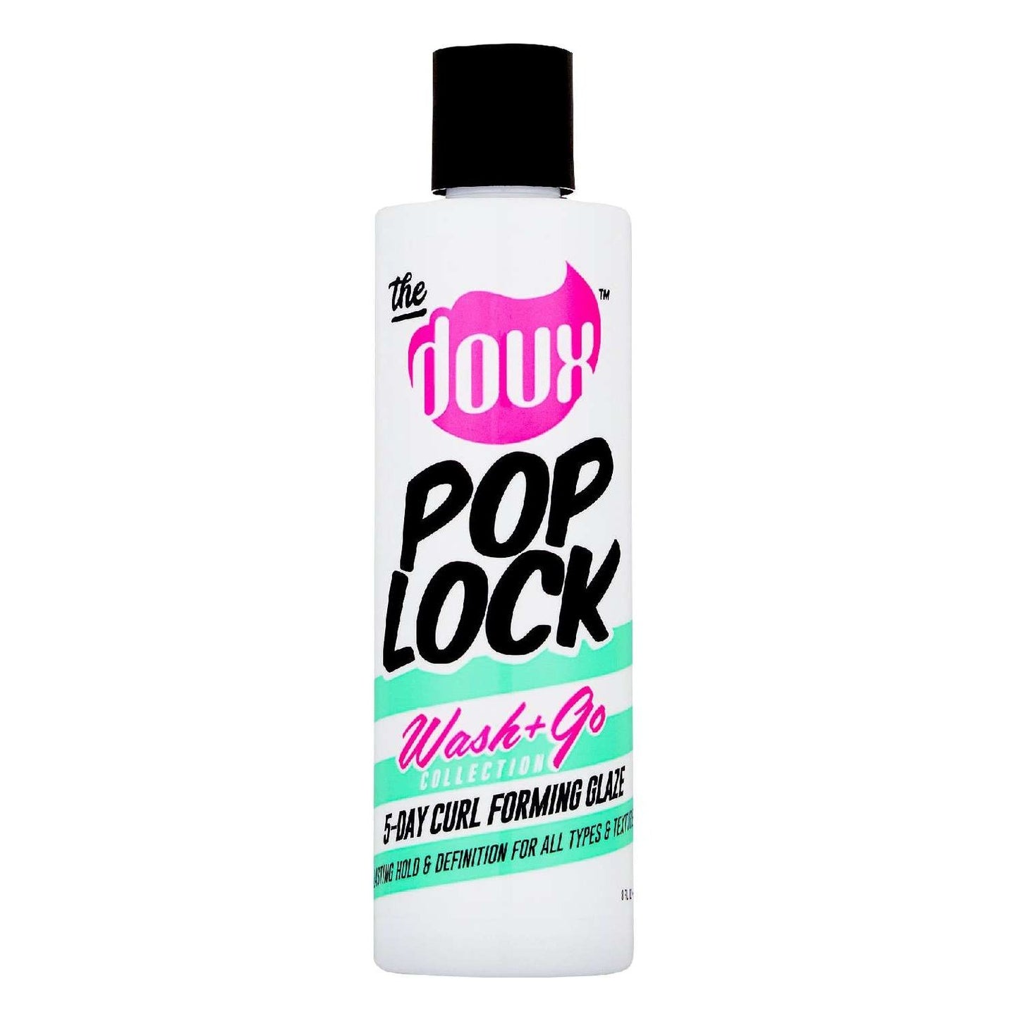 The Doux Pop Lock Esmalte formador de rizos de 5 días, 8 onzas líquidas