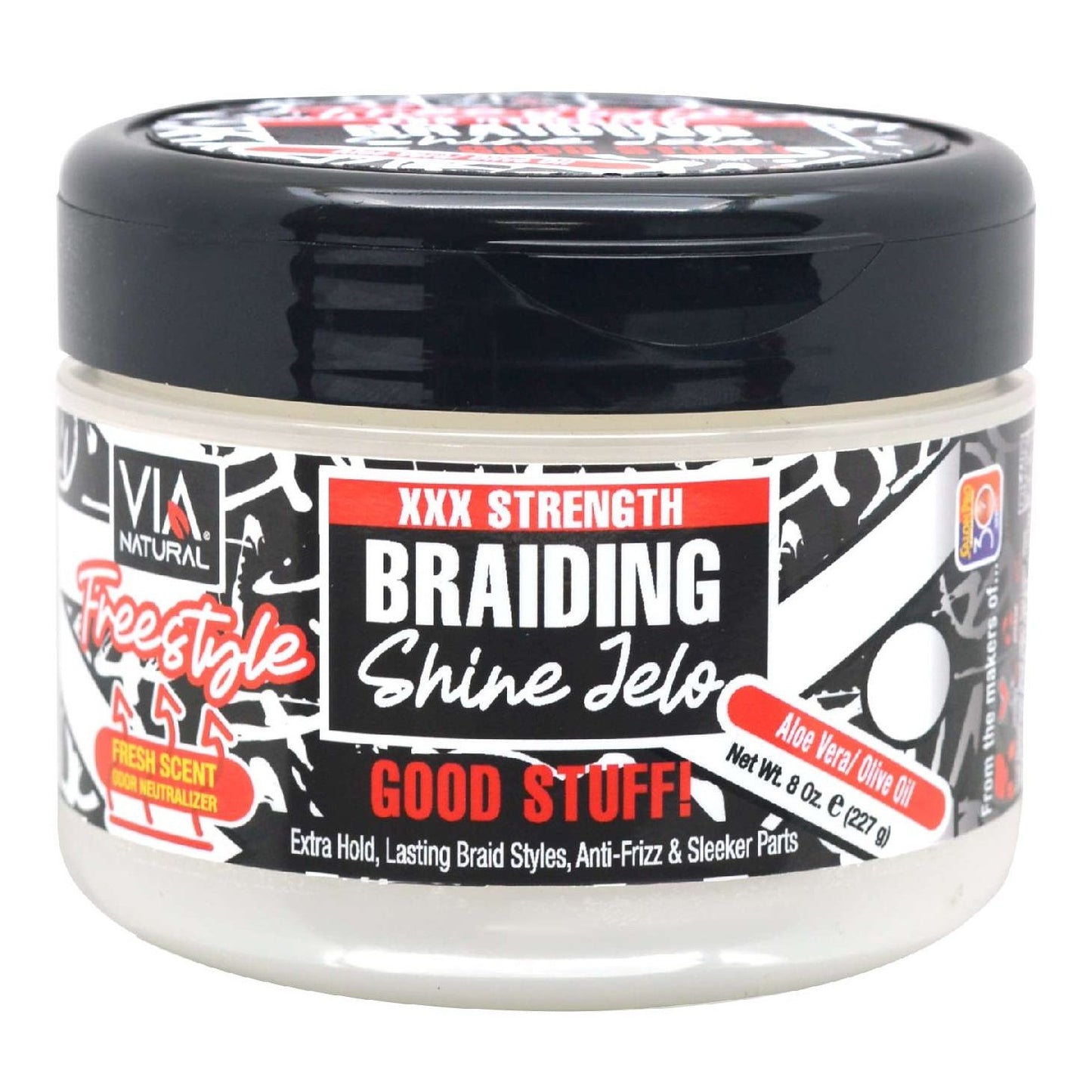 Via Natural Braid Shine Jelo Xxx Fuerza 8 Oz