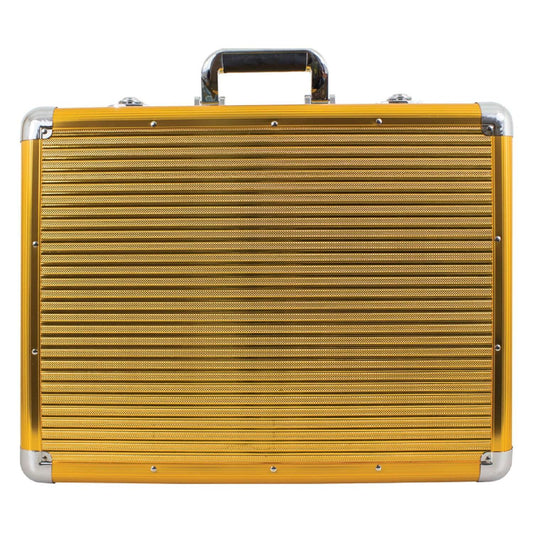 Vincent Hard Back Briefcase Style Large Mastercase Gold