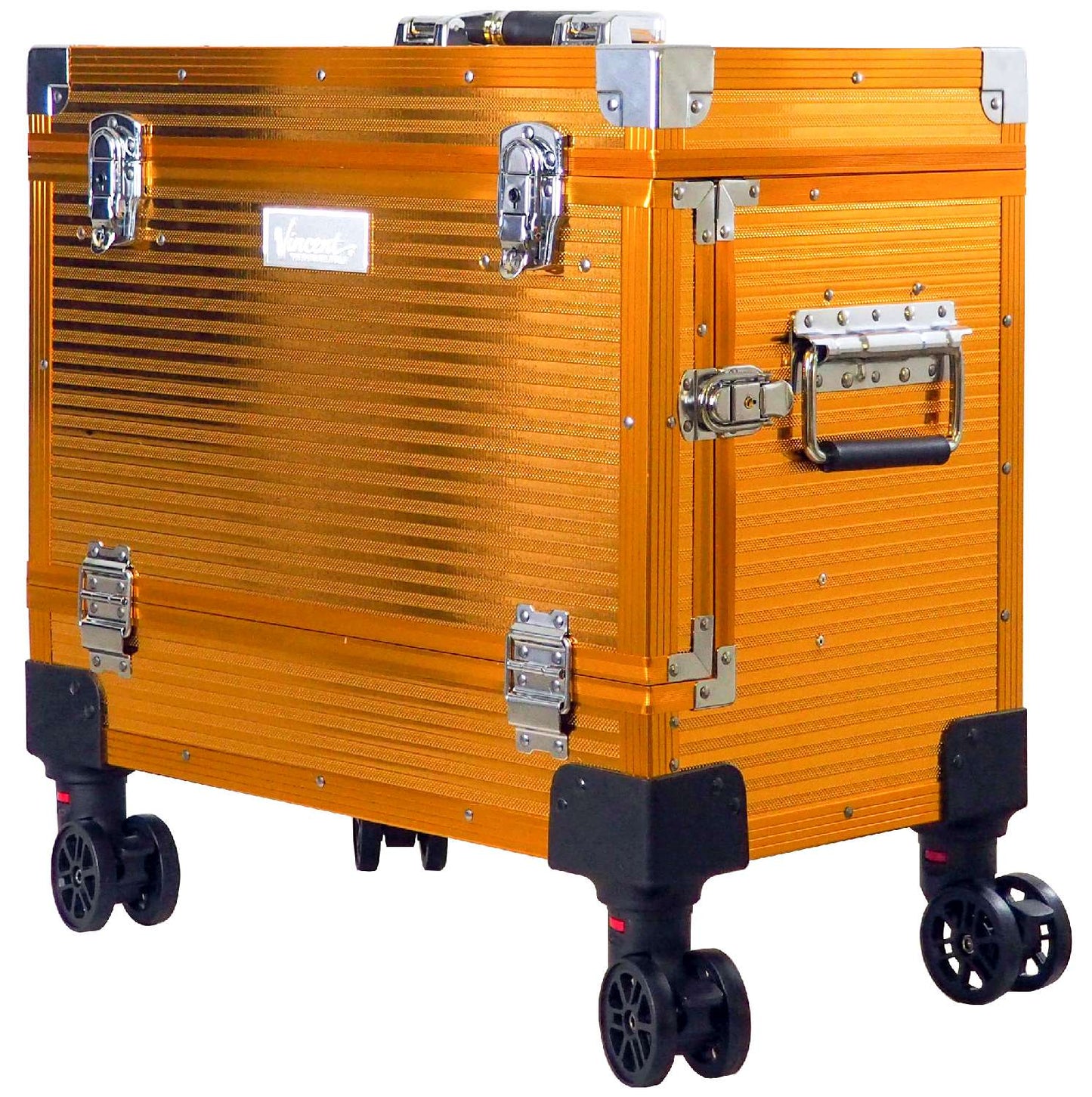 Estuche con ruedas Vincent Master dorado