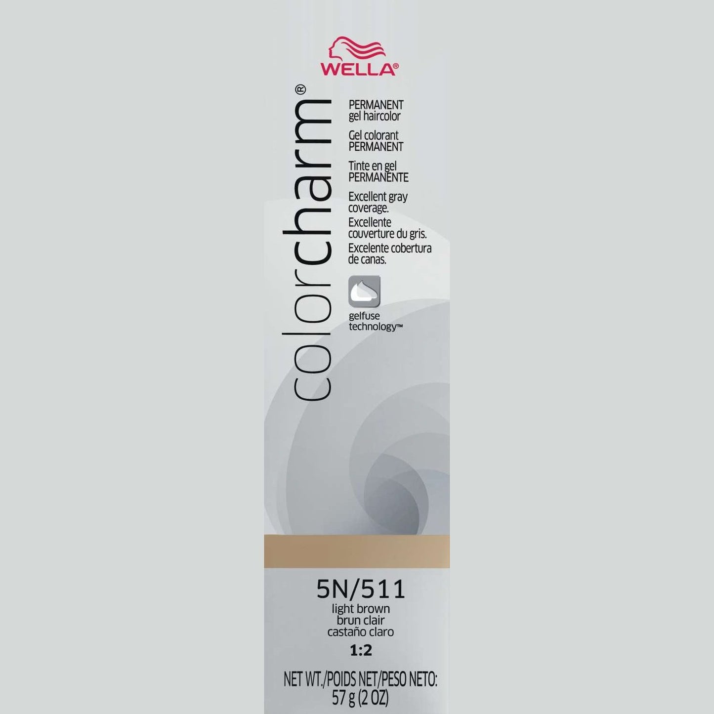 Wella Color Charm Gel 511T Light Brown 2 Oz