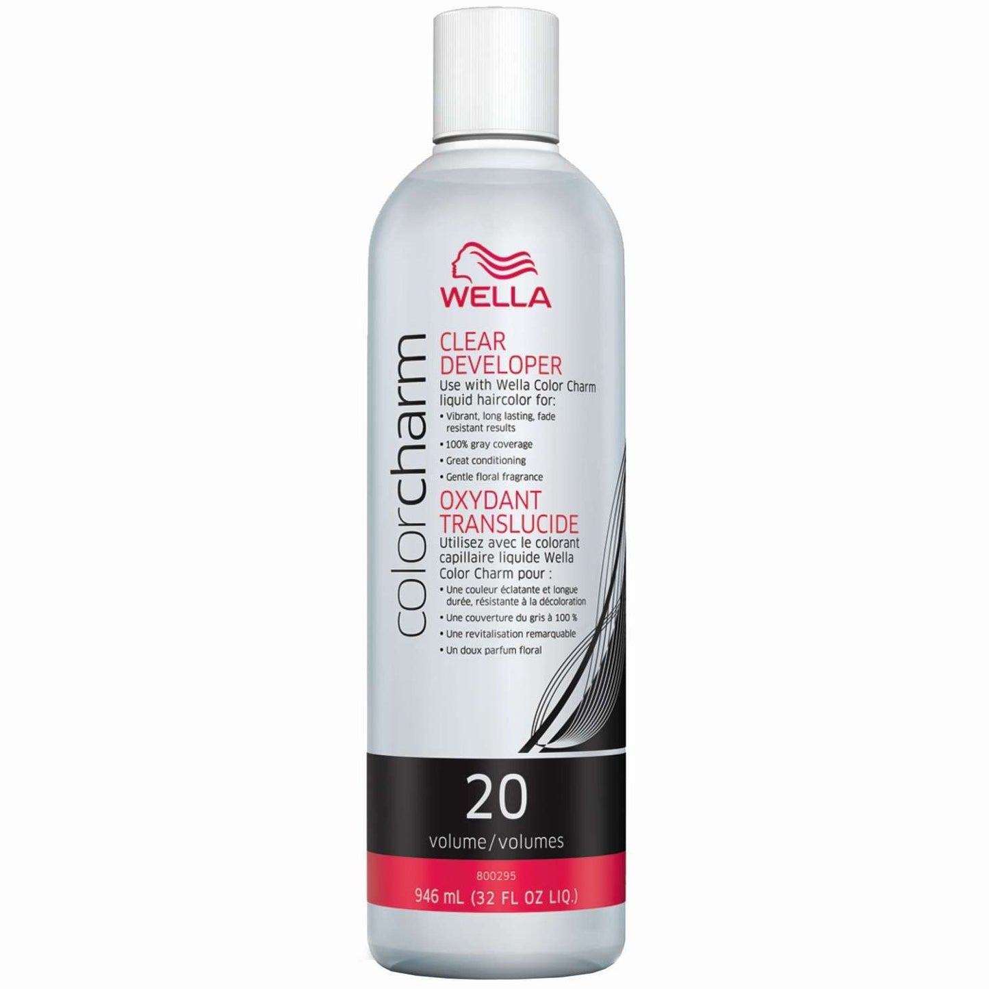 Wella Color Charm desarrollador líquido transparente 20 volúmenes 32,0 onzas líquidas