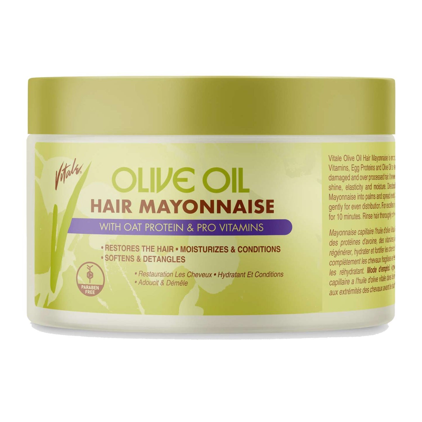 Mayonesa para el cabello con aceite de oliva Vitale