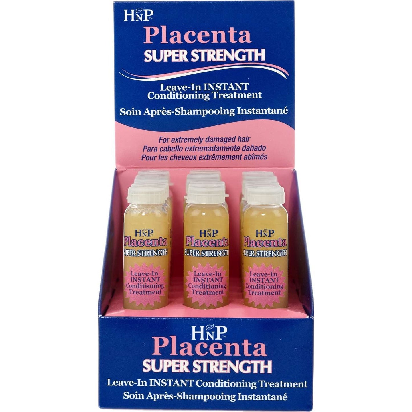 Hnp Placenta Super Hair Repair 18-Piece Display