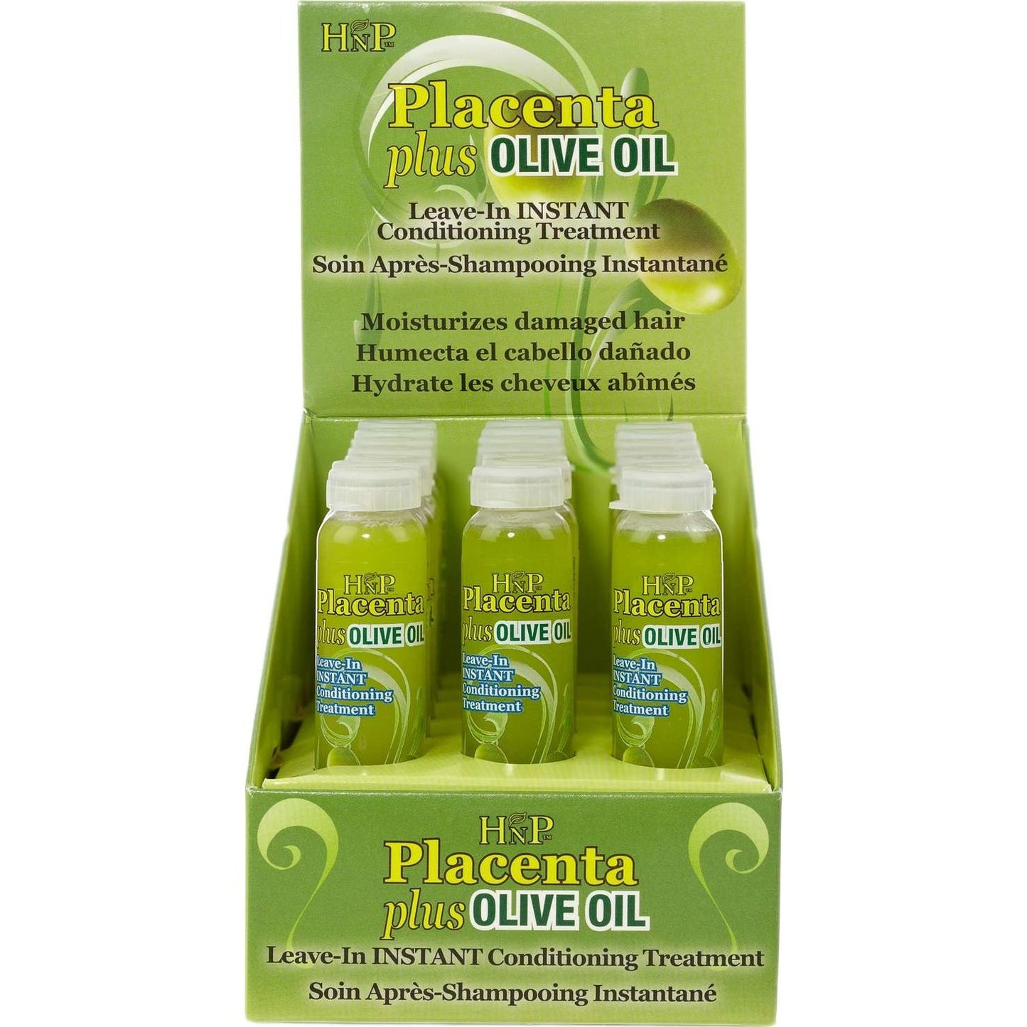 Hnp Placenta Super Hair Repair 18-Piece Display