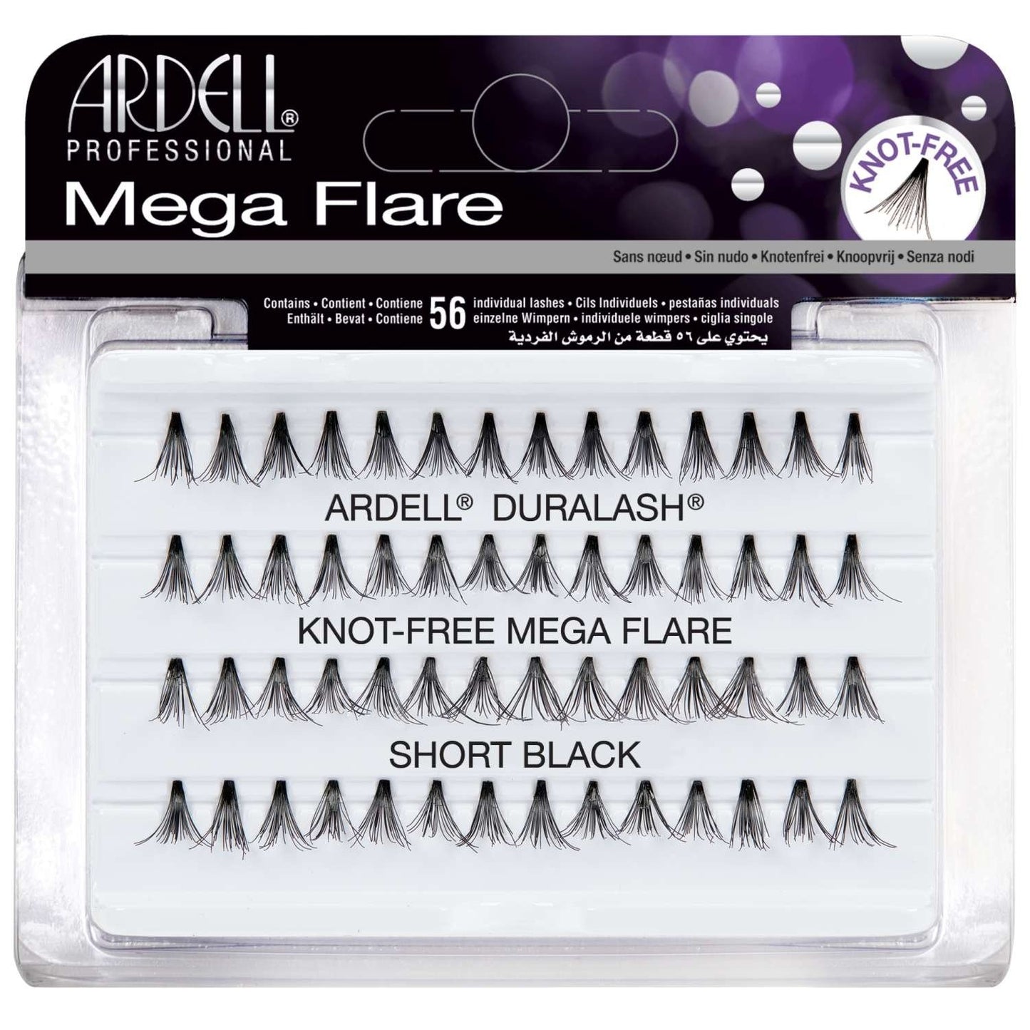 Ardell Mega Flare Individuals Pantalón Corto Sin Nudos Negro