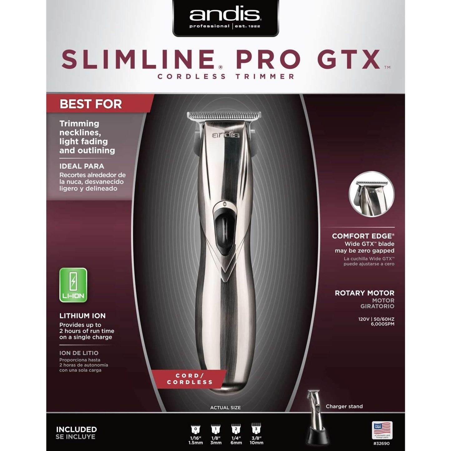Slimline Pro Gtx Cordless Trimmer