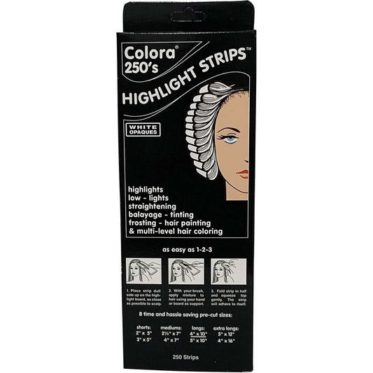 Colora 250S Highlight Strips- 4X10 White Opaques