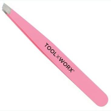 Toolworx Tweezers Slanted Pink