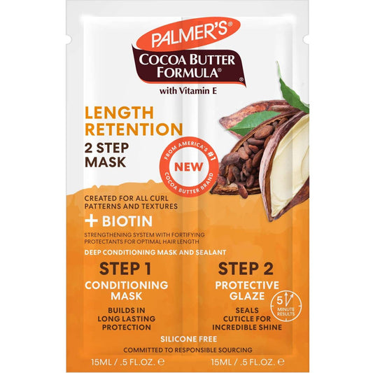 Cocoa Butter  Biotin Length Retention 2 Step Hair Mask