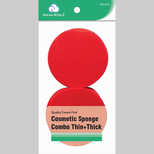 Brittny Cosemtic Sponge Rubber Red 2-Piece Pack