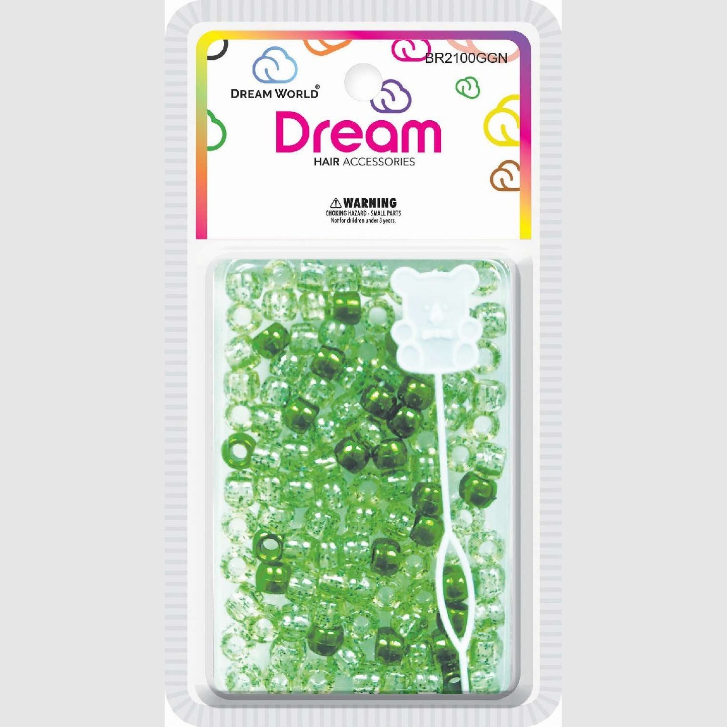 Chloe Bead 2100 Round Glitter Green