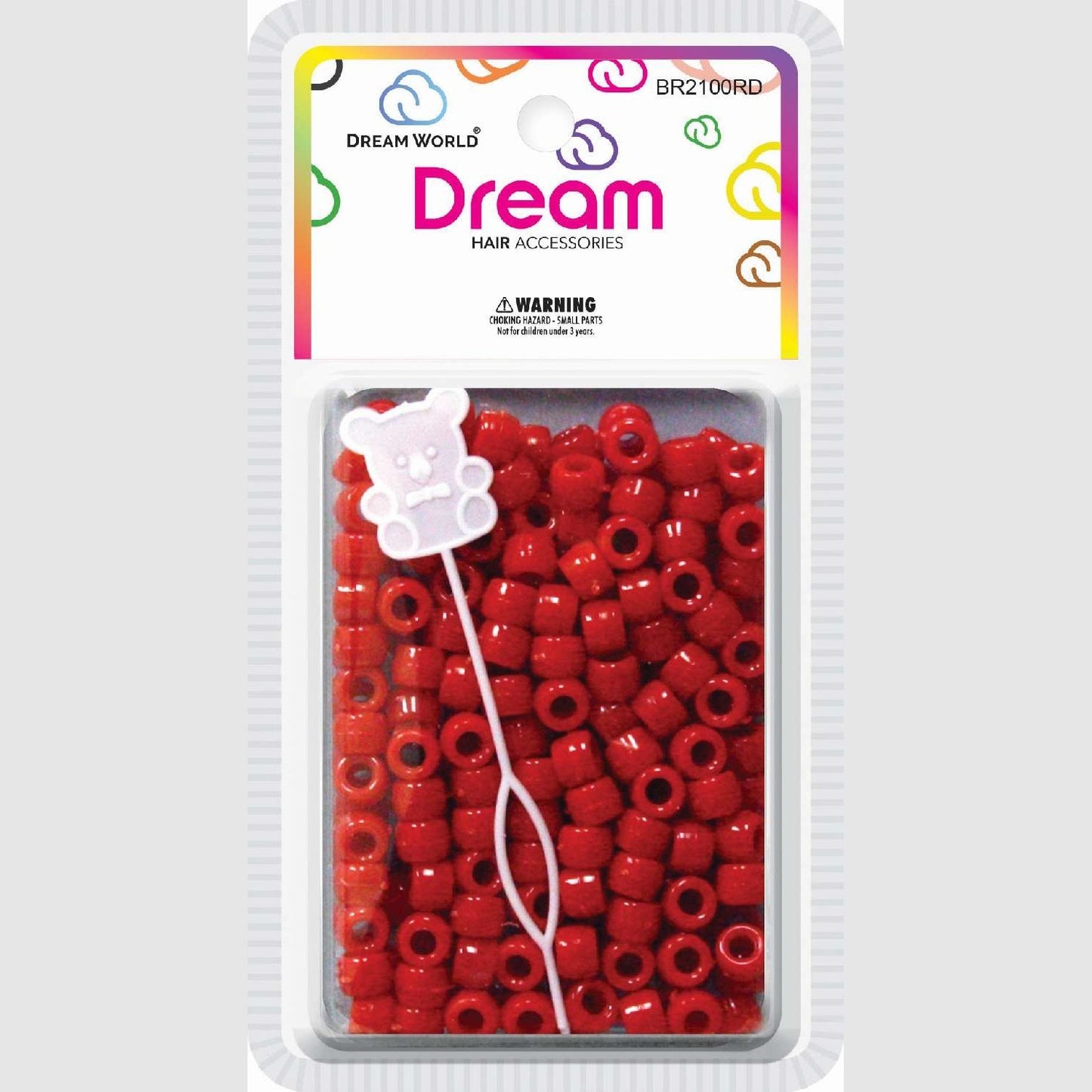 Chloe Bead Round 200 Red