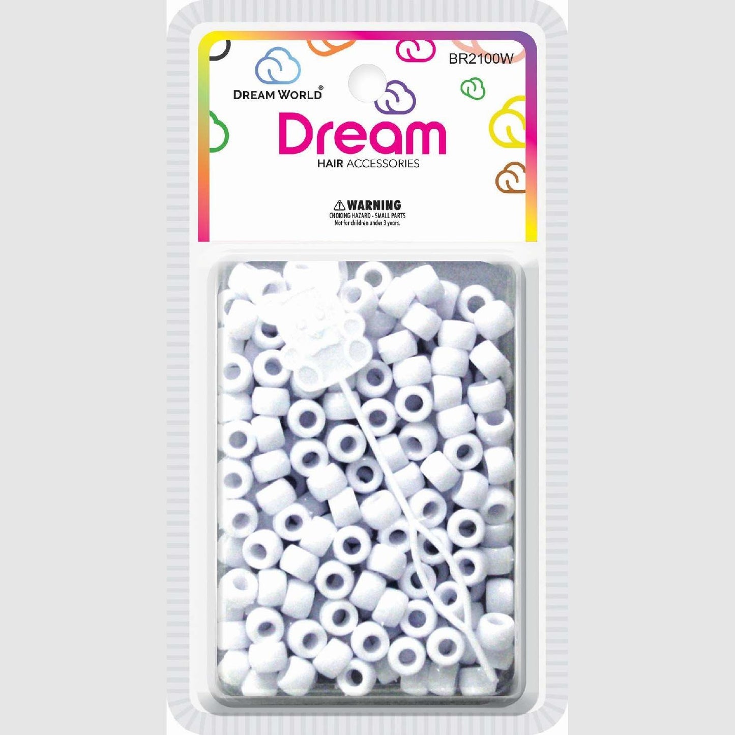 Chloe Bead Round 200 White