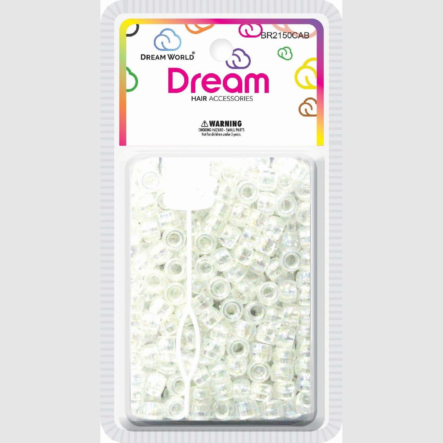 Chloe Bead Round 500 Clear Aurora Boreals