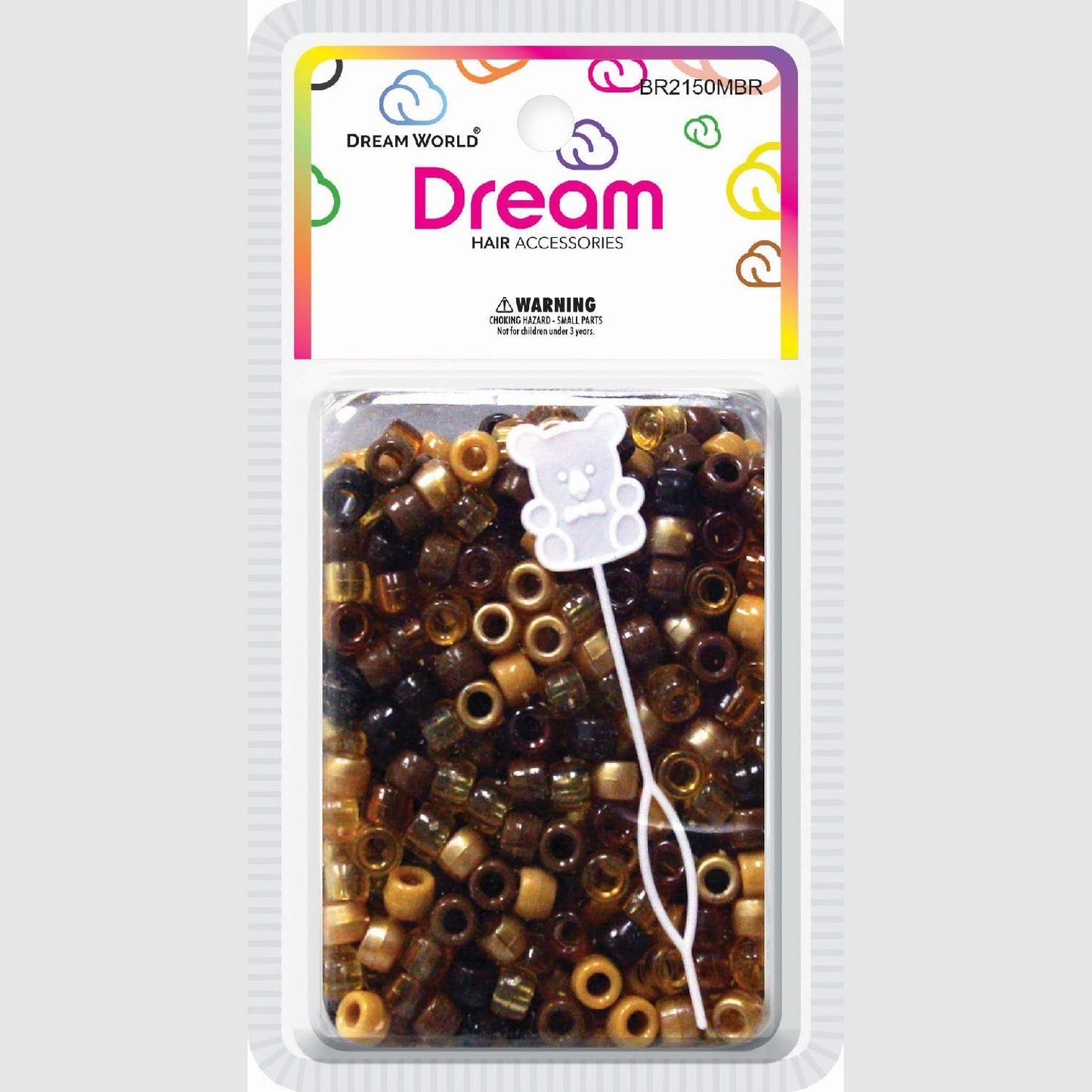 Chloe Bead Round 500 Mix Brown