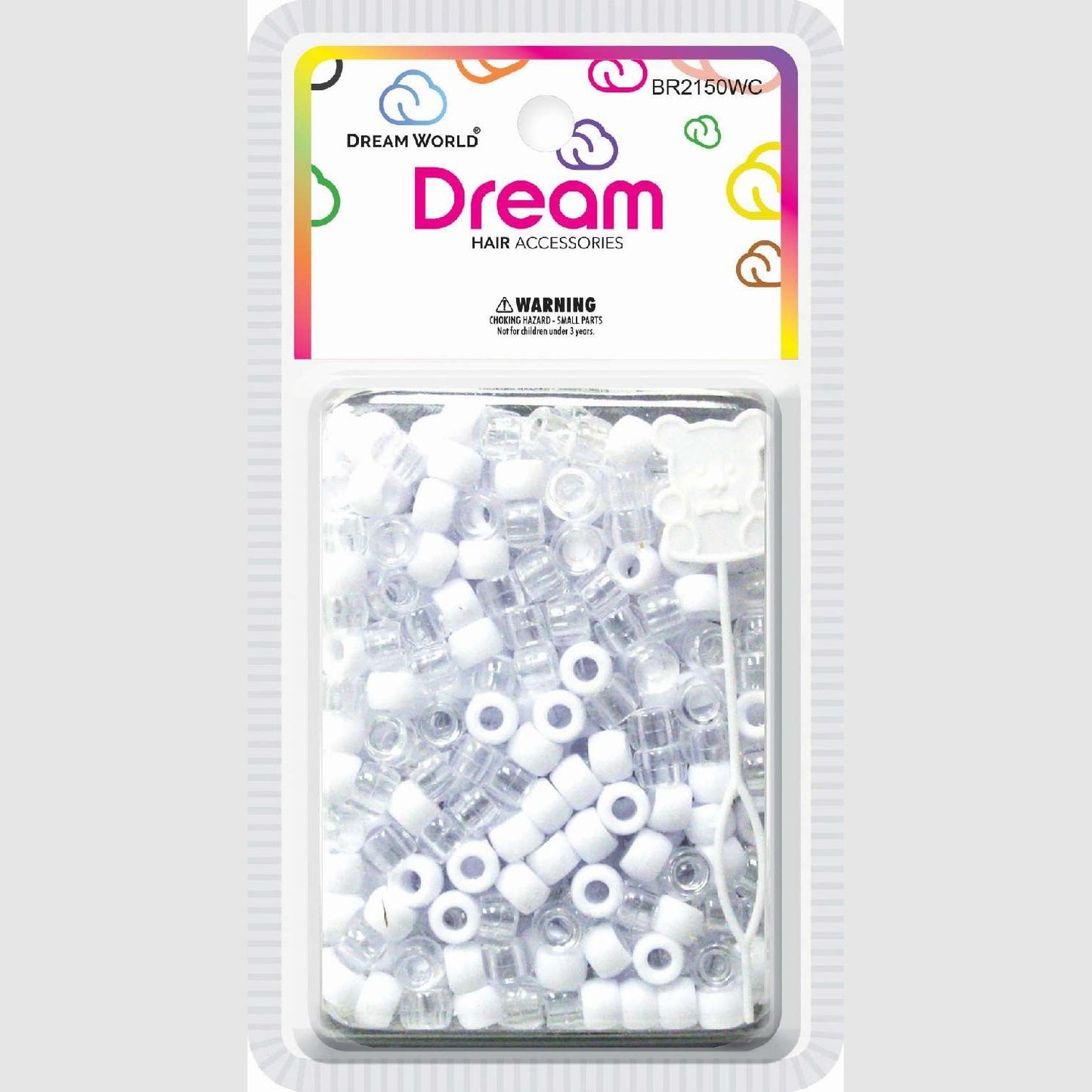 Chloe Bead Round 500 Whiteclear