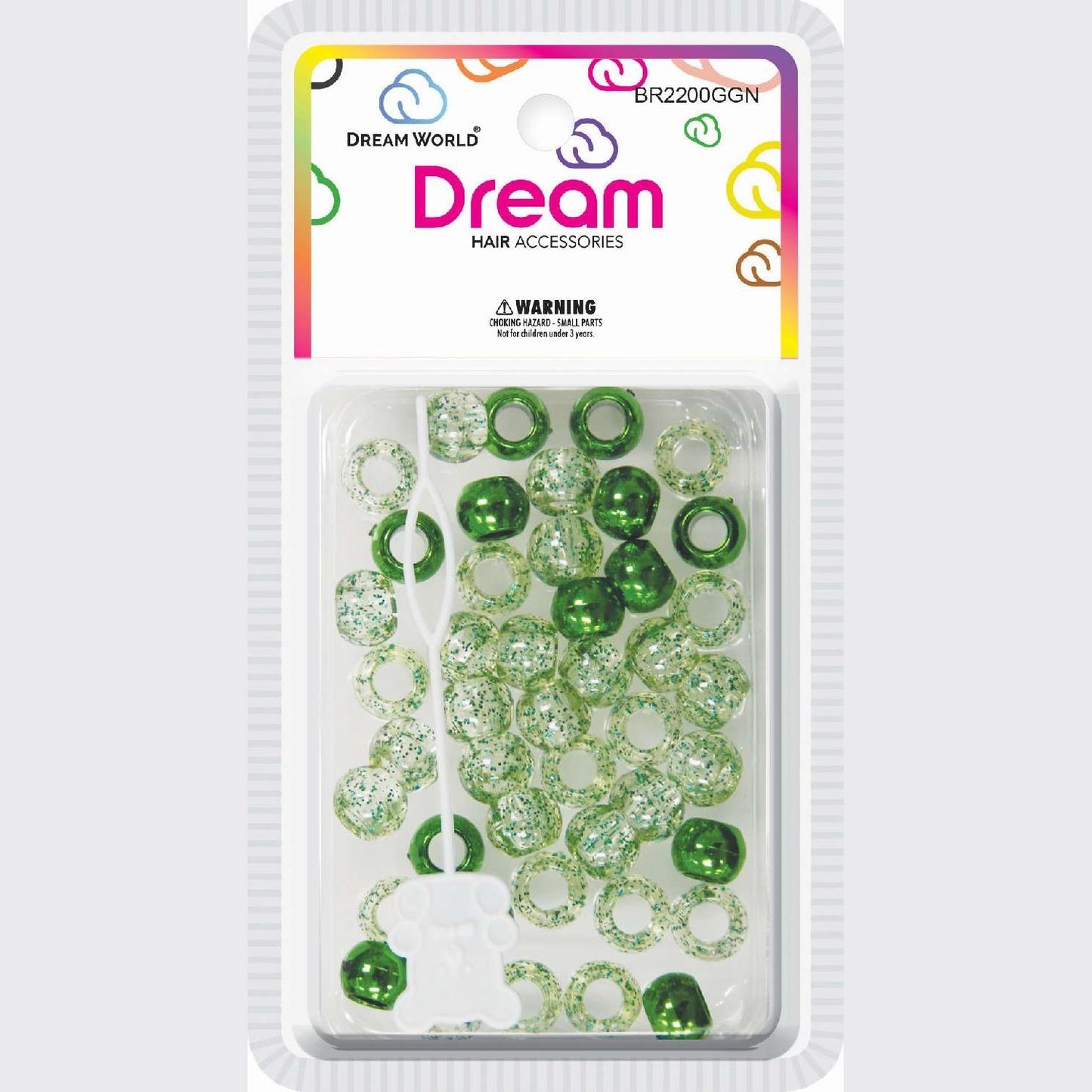 Chloe Bead 2200 Round Glitter Green