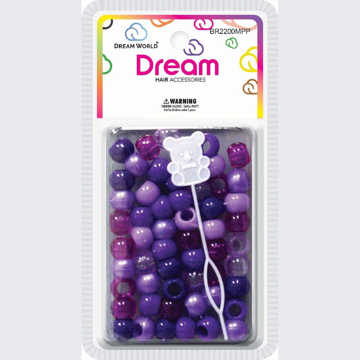Chloe Bead Round Big 60 Purple