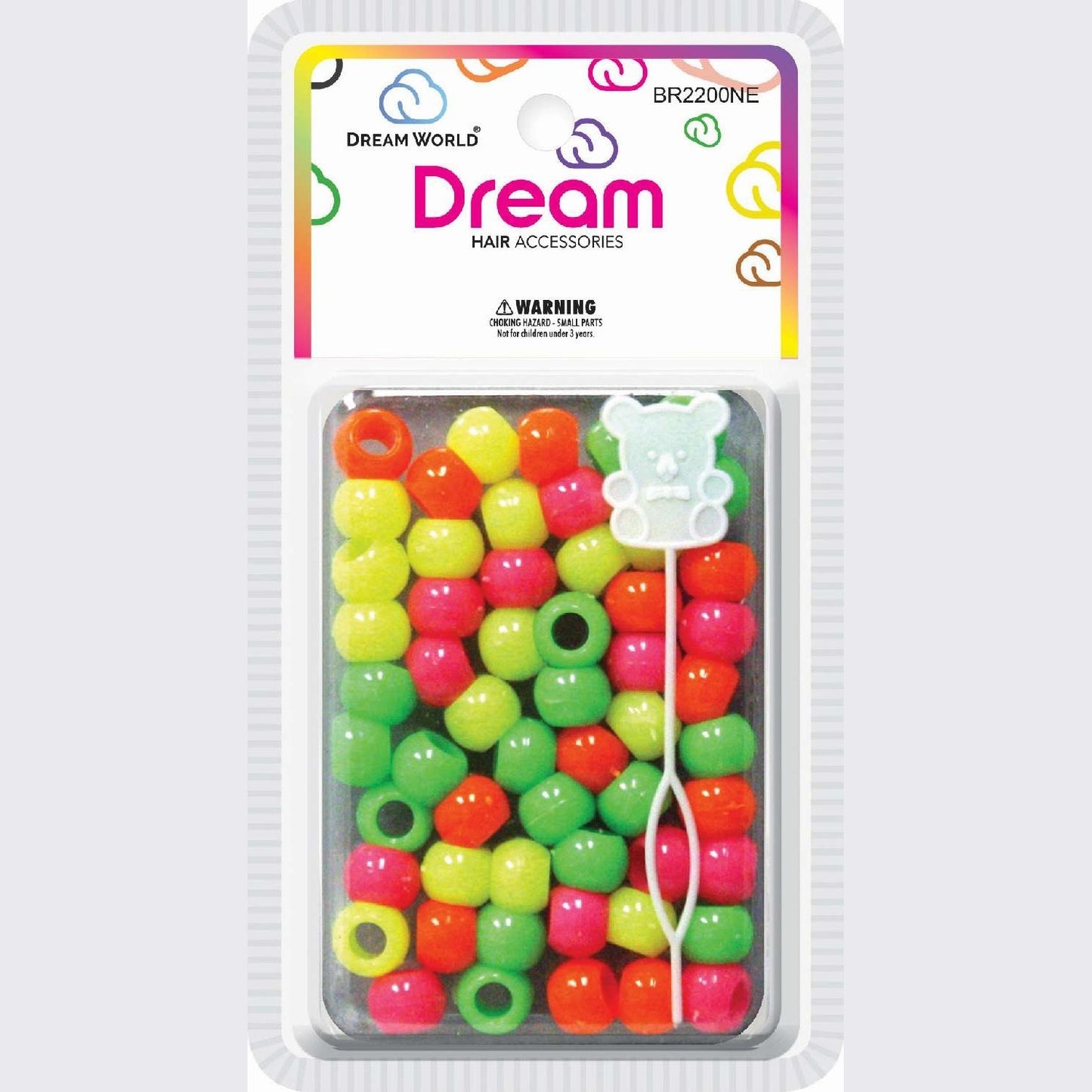 Chloe Bead Round Big 60 Neon