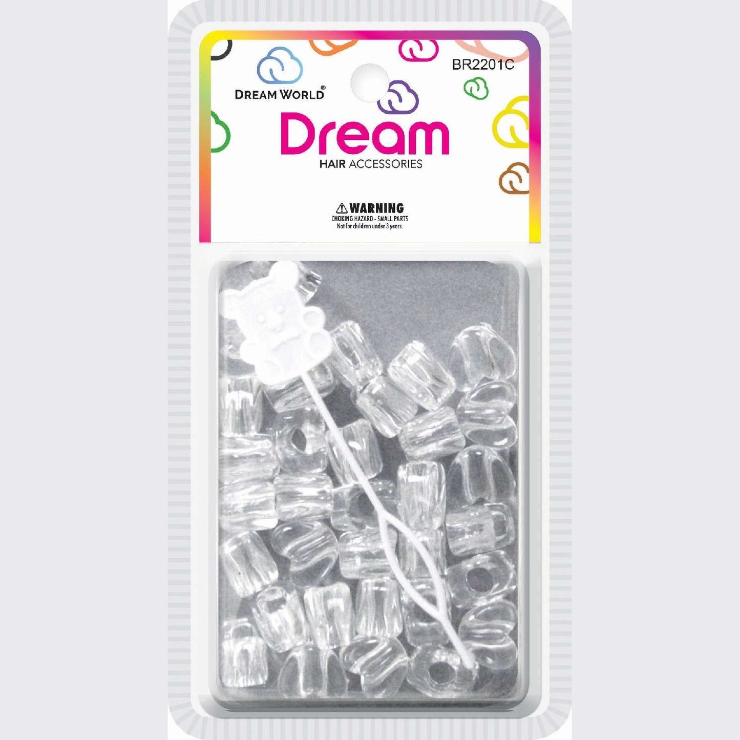 Chloe Bead Heart Big Clear