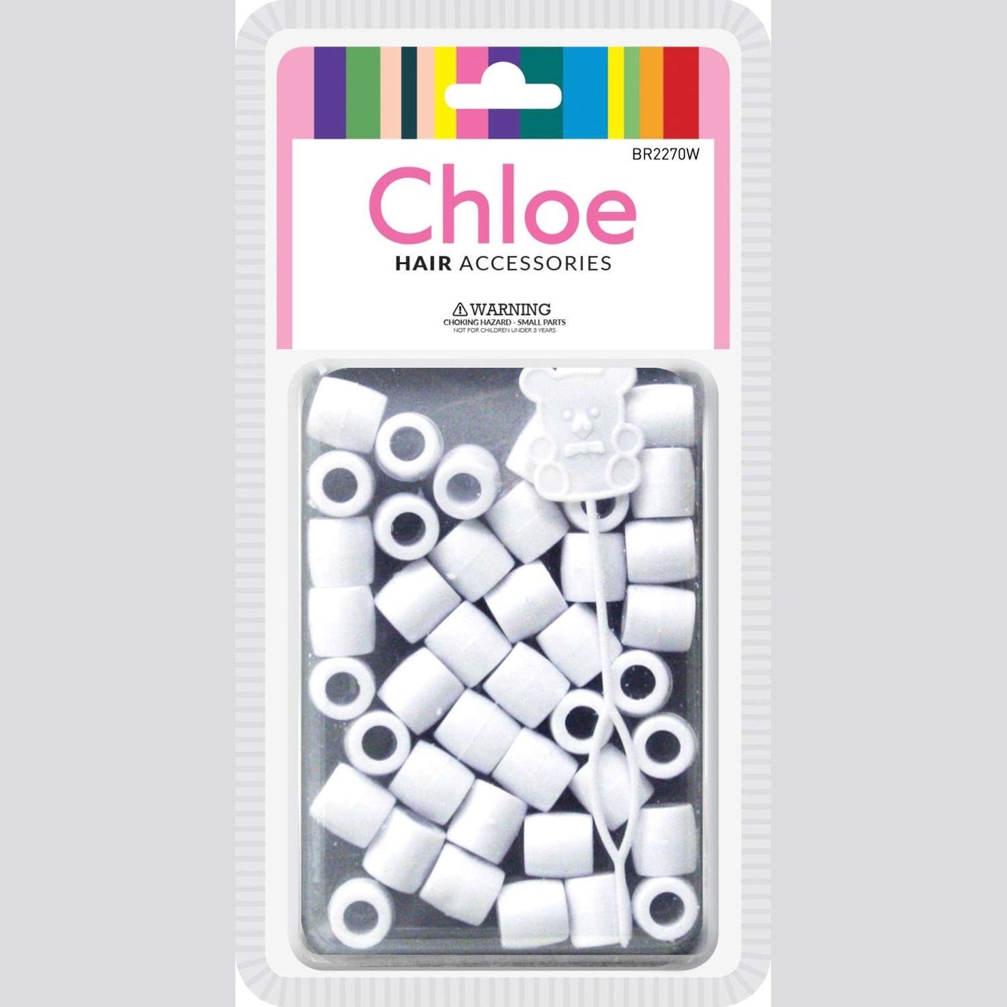 Chloe Bead Jumble White