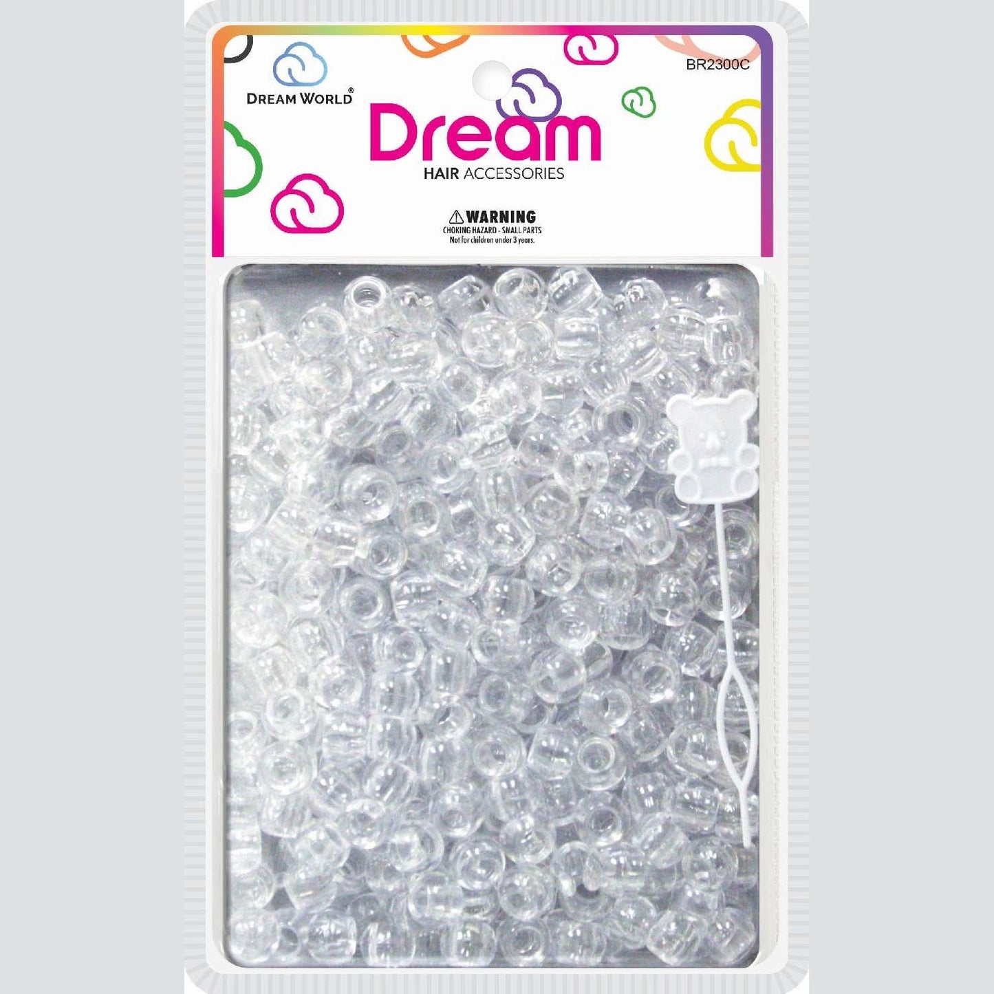 Chloe Bead Round Big 200 Clear