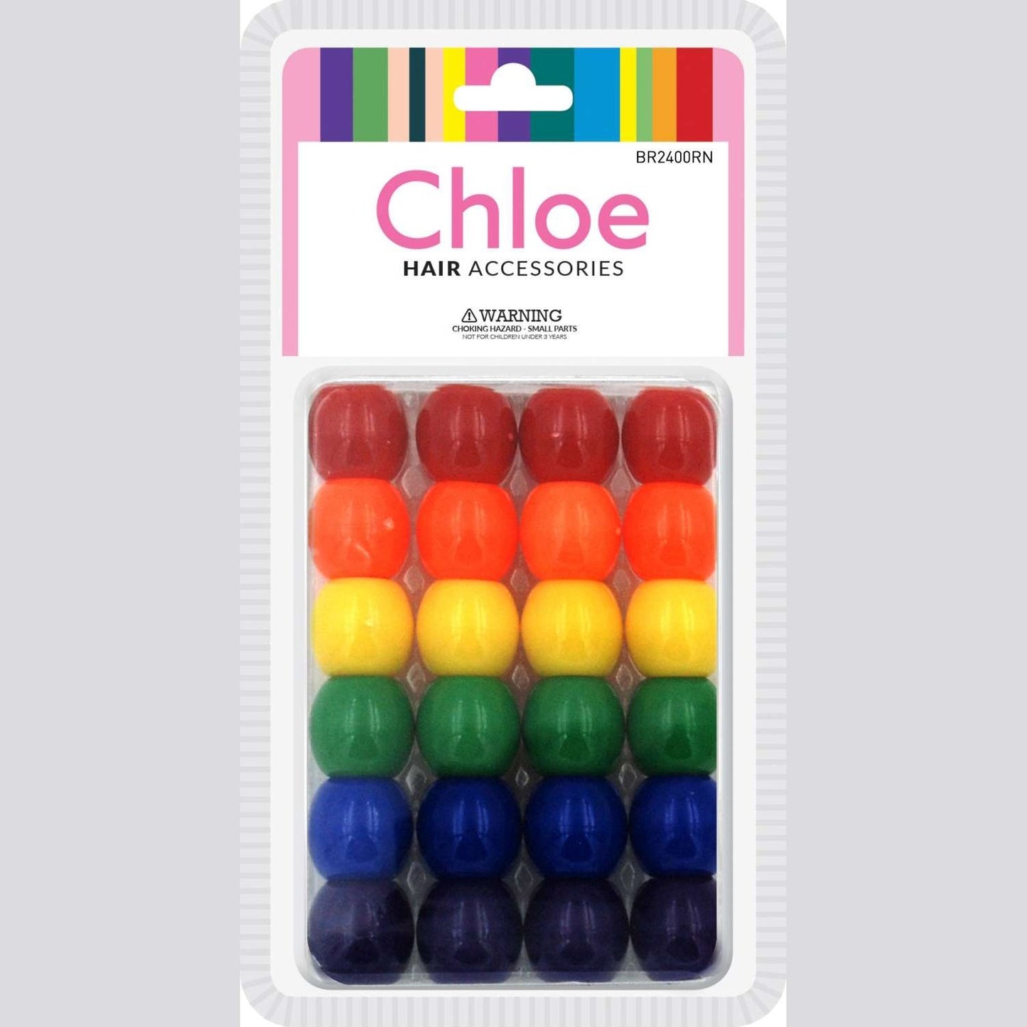 Chloe Bead Round Jumbo Rainbow