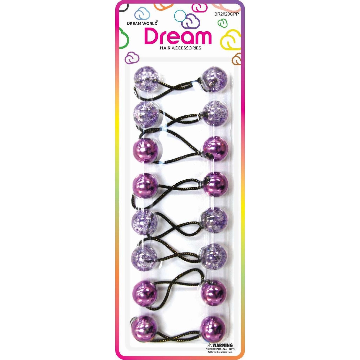 Chloe Bead 2200 Redondo Glitter Rojo Surtido