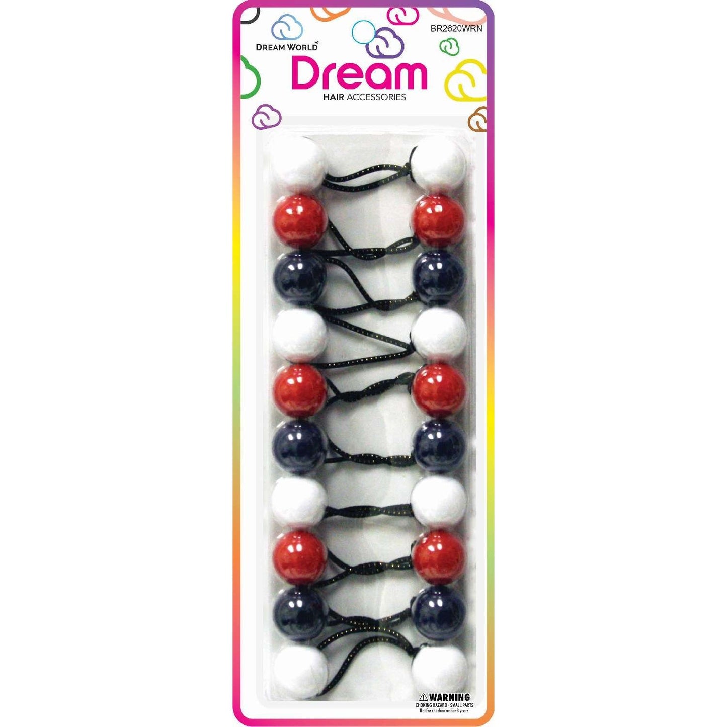 Chloe Poneytail 2620 Whiterednavy