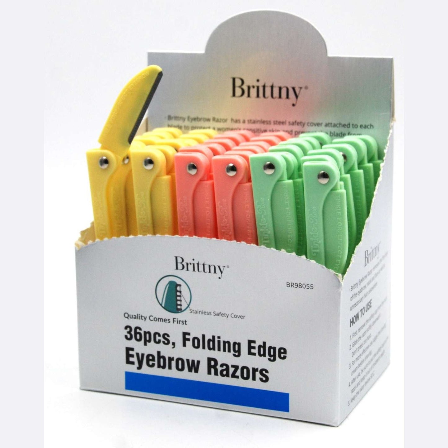 Brittny Eyebrow Razor Fold Up