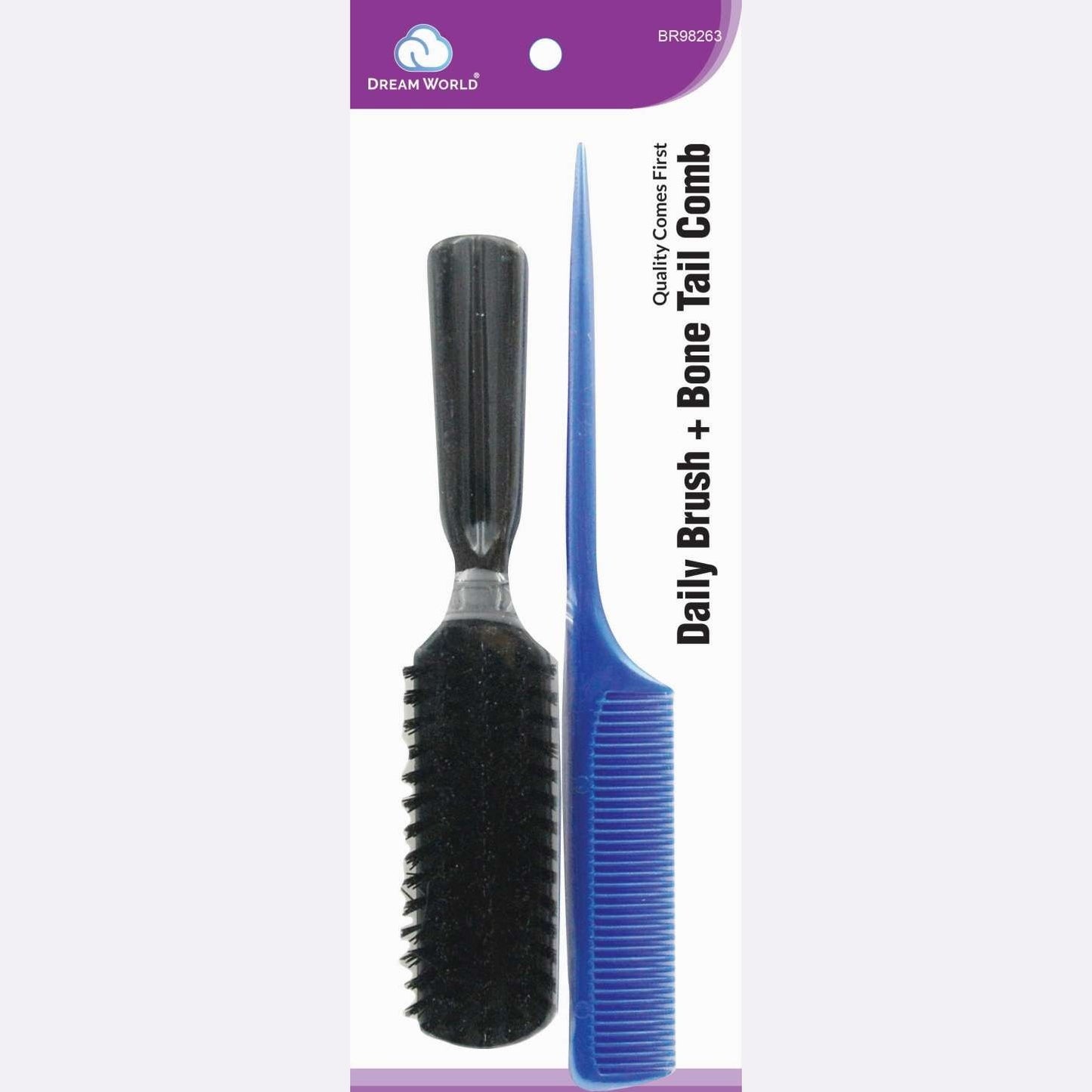 Brittny Comb Bone Tail Brush