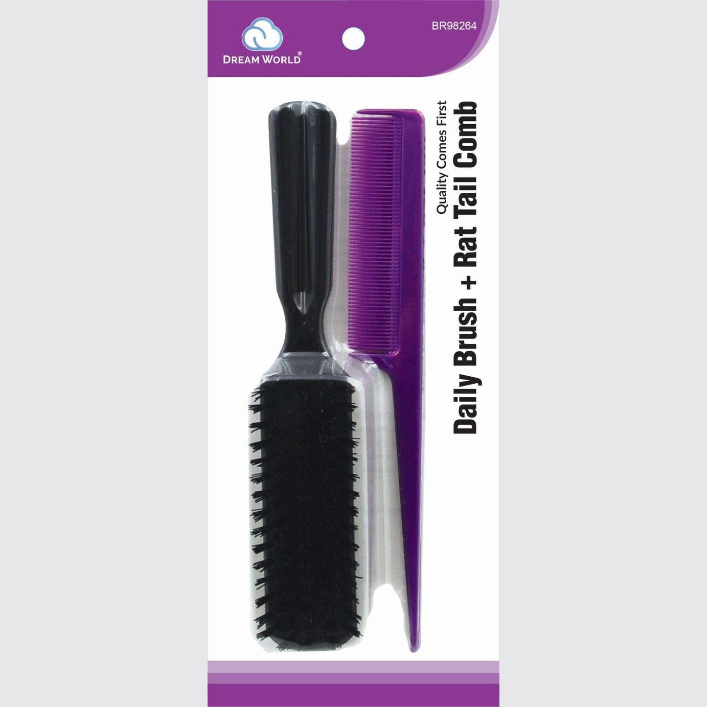 Brittny Comb Rat Tail Brush