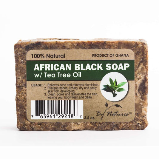 By Natures African Black Soap- Tea Tree
