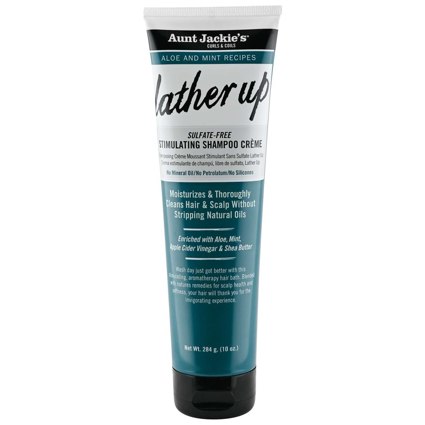 Aunt Jackies Aloe Mint Lather Up Sulfate-Free Shampoo