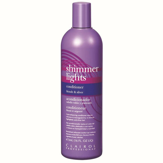 Clairol Professional Shimmer Lights Color-Enhancing Conditioner Blonde  Silver