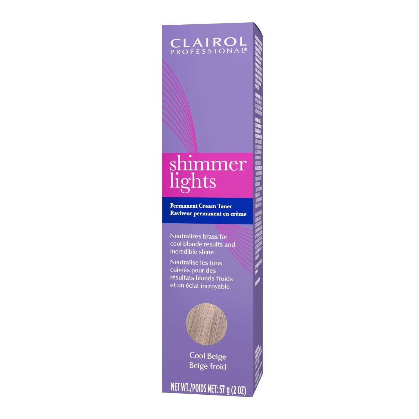 Clairol Shimmer Lights Tónico en crema permanente Cool Beige
