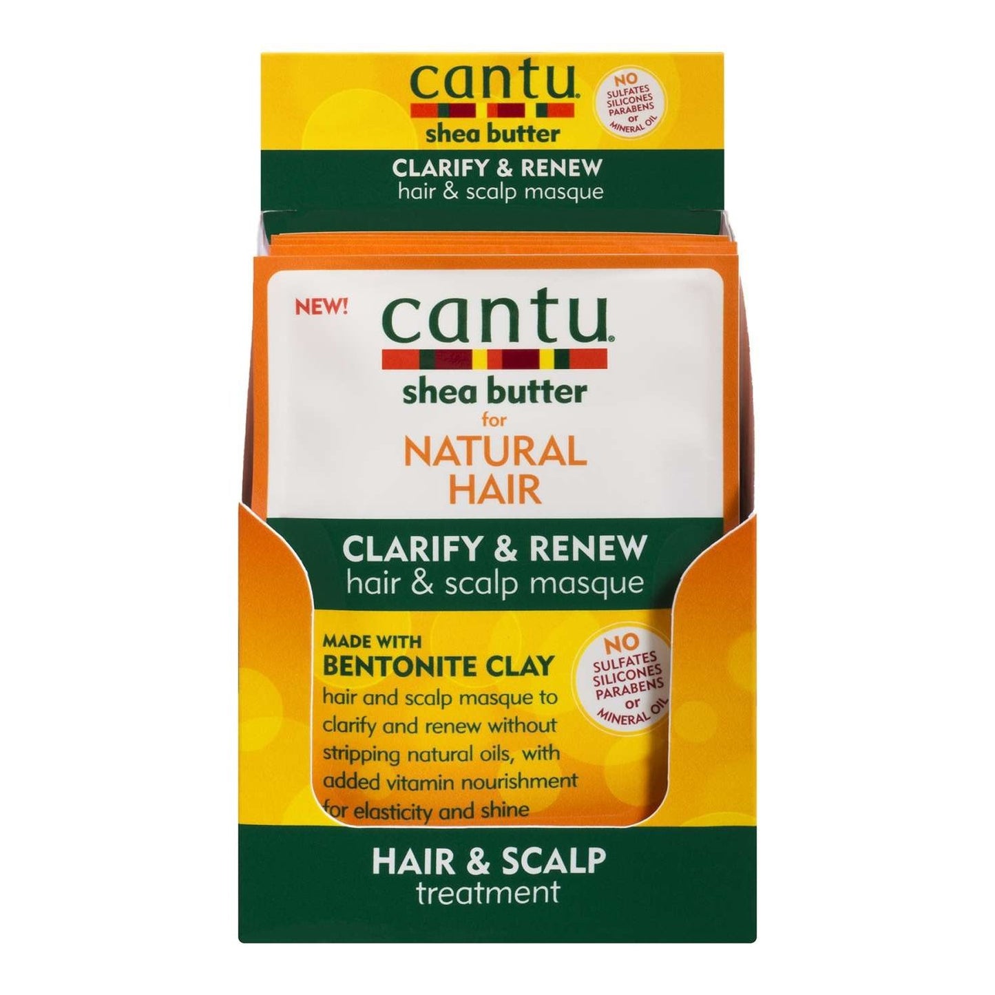 Cantu Shea Butter For Natural Hair Clarify Renew Hair Scalp Masque
