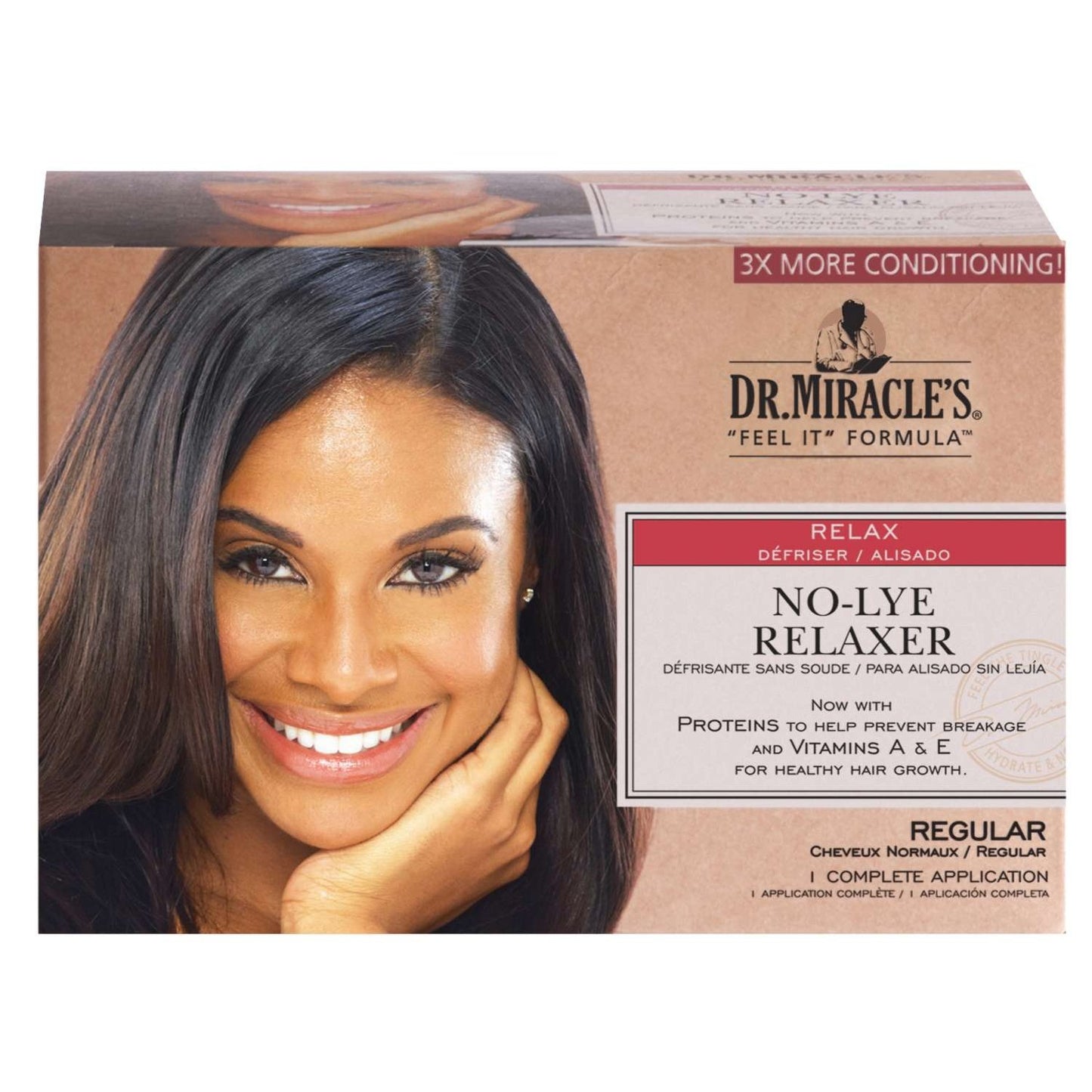 Dr.Miracle No-Lye Relaxer Kit Regular